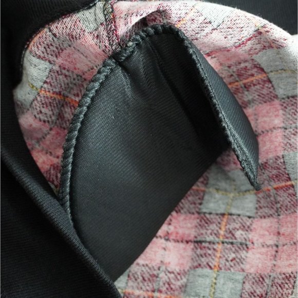 Red Black Plaid, Oversized Cardigan, Lightweight Over Shirt, Womens Size Medium, - Picture 10 of 10